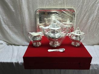 Manufacturers Exporters and Wholesale Suppliers of Tea Set With Tray Moradabad Uttar Pradesh