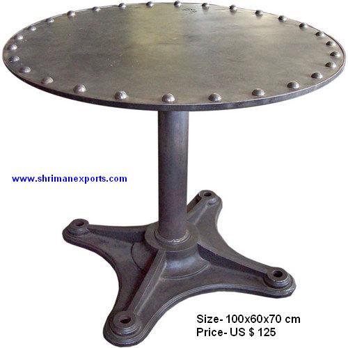 Manufacturers Exporters and Wholesale Suppliers of Iron Table Jodhpur Rajasthan
