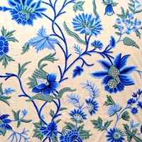Manufacturers Exporters and Wholesale Suppliers of Blue Patels Crewel Curtain Fabric Srinagar Jammu & Kashmir
