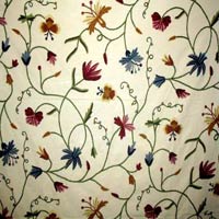Manufacturers Exporters and Wholesale Suppliers of Butterfly Crewel Curtain Fabric Srinagar Jammu & Kashmir