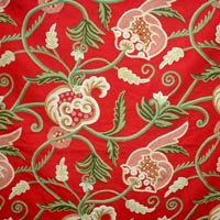 Manufacturers Exporters and Wholesale Suppliers of Green Leaves Crewel Curtain Fabric Srinagar Jammu & Kashmir