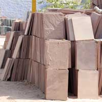 Manufacturers Exporters and Wholesale Suppliers of Red Mandana Finished Stone Kota Rajasthan