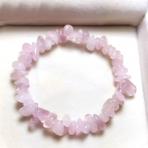 Manufacturers Exporters and Wholesale Suppliers of Rose Quartz Chips Bracelet Jaipur Rajasthan