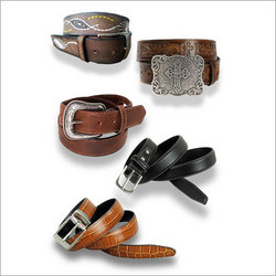 Manufacturers Exporters and Wholesale Suppliers of Designer Leather Belt kanpur Uttar Pradesh