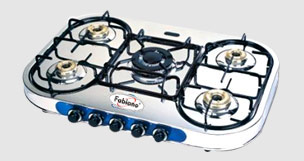 Manufacturers Exporters and Wholesale Suppliers of Five Burner Gas Stove Bhind  Madhya Pradesh