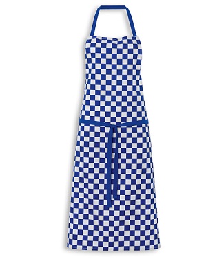 Manufacturers Exporters and Wholesale Suppliers of Kitchen Apron Blue Chex Nagpur Maharashtra