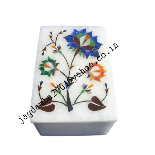 Manufacturers Exporters and Wholesale Suppliers of Stone Inlay Decorative Box Agra Uttar Pradesh