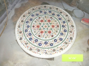 Manufacturers Exporters and Wholesale Suppliers of Marble Inlay Table Top Agra Uttar Pradesh