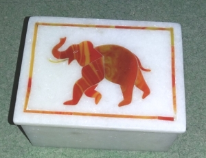 Manufacturers Exporters and Wholesale Suppliers of Elephant Inlaid Gift Agra Uttar Pradesh