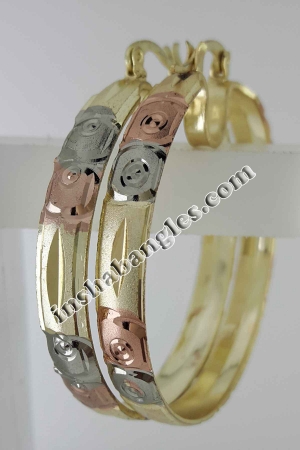 Manufacturers Exporters and Wholesale Suppliers of 6MM / Micro Dell U Earring / 0.016 Gram(3 Tone) Mumbai Maharashtra