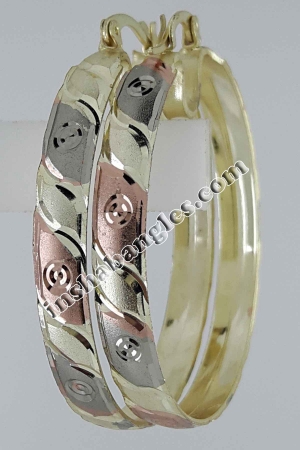 Manufacturers Exporters and Wholesale Suppliers of 6MM / Micro Dell U Earring / 0.016 Gram(3 Tone) Mumbai Maharashtra