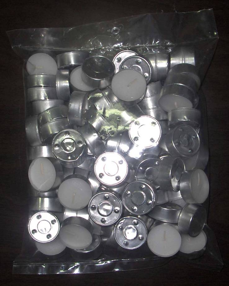 Manufacturers Exporters and Wholesale Suppliers of 100 PK Tea Lights Farrukhabad Uttar Pradesh