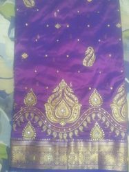 Manufacturers Exporters and Wholesale Suppliers of Handloom Silk With Embroidery Sarees Surat Gujarat