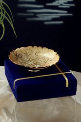 Manufacturers Exporters and Wholesale Suppliers of Brass Bowl Gold Plated Moradabad Uttar Pradesh