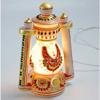 Manufacturers Exporters and Wholesale Suppliers of marble lalten lamp Jaipur Rajasthan