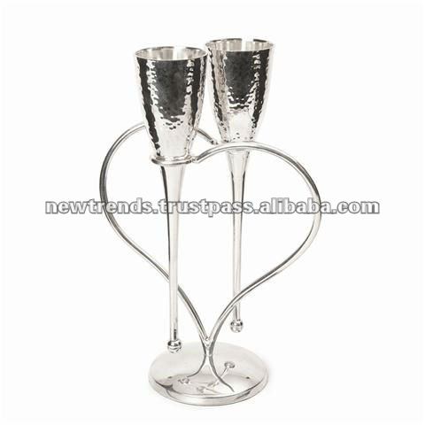Manufacturers Exporters and Wholesale Suppliers of Heart Stand Wine Goblets Cups Moradabad Uttar Pradesh