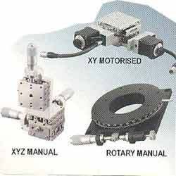 Manufacturers Exporters and Wholesale Suppliers of X-Y-Z Stages Manual & Motorised Mumbai Maharashtra