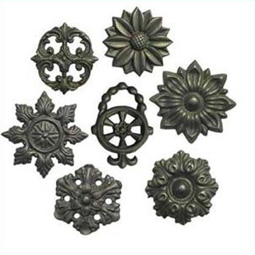 Manufacturers Exporters and Wholesale Suppliers of Cast Iron Rosettes Metal Ornaments CS 05 Sirhind Punjab