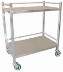 Manufacturers Exporters and Wholesale Suppliers of Instrument Trolley 18 x 30 S S New Delhi Delhi