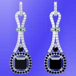 Manufacturers Exporters and Wholesale Suppliers of Diamond Earrings Jaipur Rajasthan