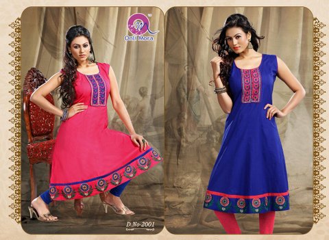 Manufacturers Exporters and Wholesale Suppliers of Anarkali Cotton Kurtis Hyederabad Andhra Pradesh