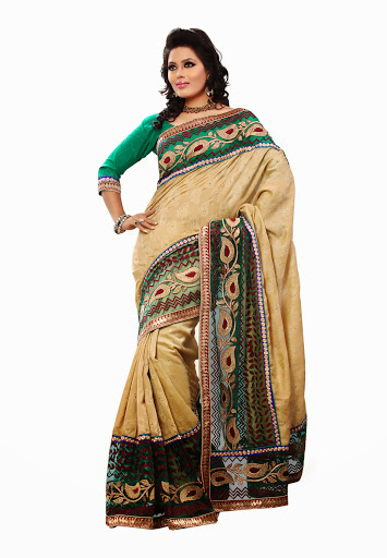Manufacturers Exporters and Wholesale Suppliers of Embroidery Saree SURAT Gujarat