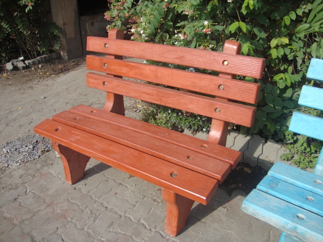 Manufacturers Exporters and Wholesale Suppliers of RCC Bench with Back Rest (Lining Texture) Surat Gujarat