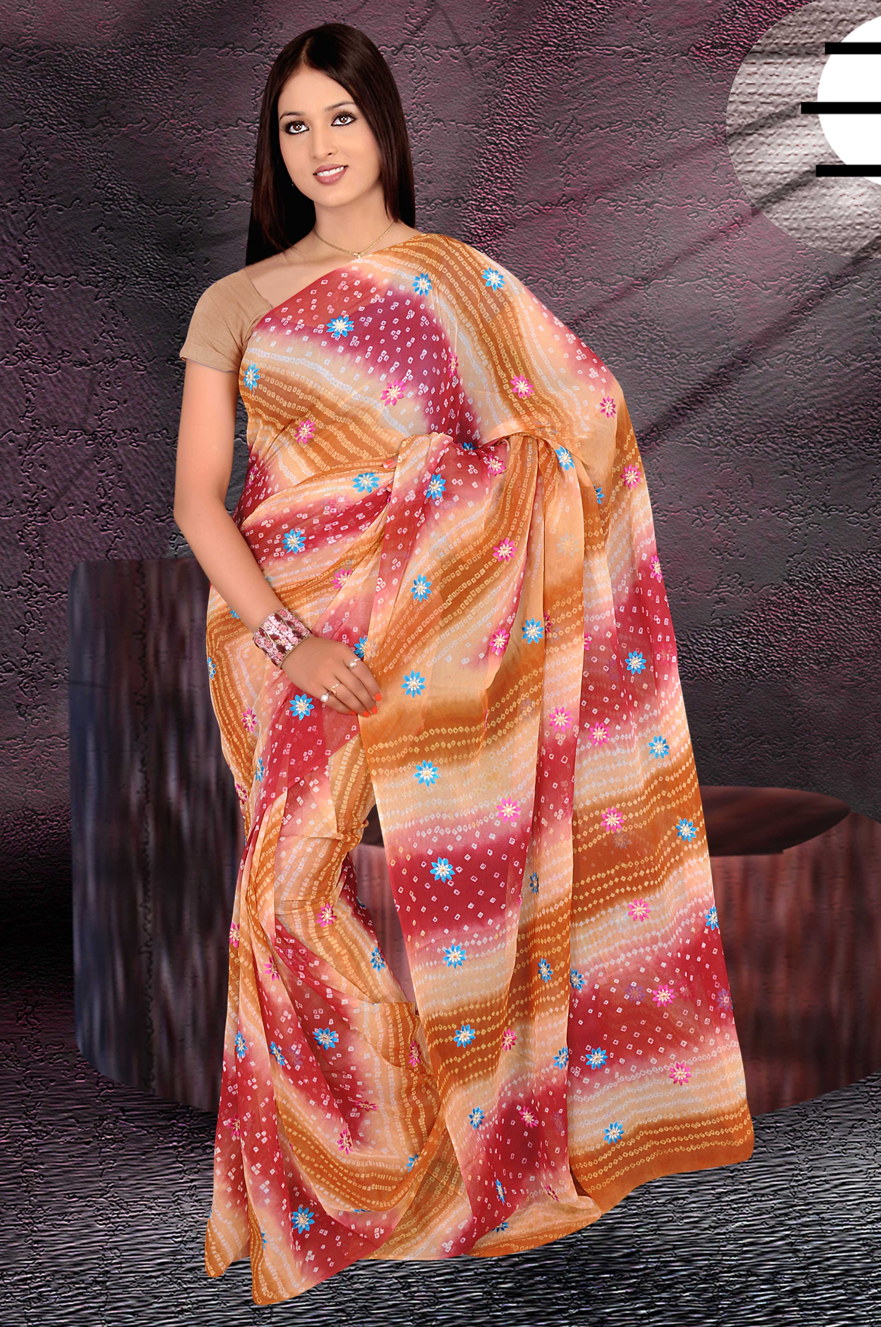 Manufacturers Exporters and Wholesale Suppliers of Georgette sare jamnagar Gujarat