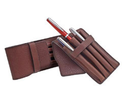 Manufacturers Exporters and Wholesale Suppliers of Leather Pen Case Mumbai Maharashtra