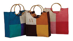 Manufacturers Exporters and Wholesale Suppliers of Cane Handle Jute Bags delhi Delhi