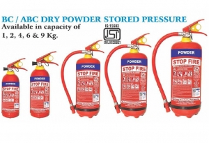 Manufacturers Exporters and Wholesale Suppliers of BC ABC Dry Powder Stored Pressure Type Fire Extinguishers Gurgaon Haryana