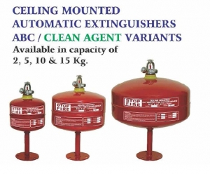 Manufacturers Exporters and Wholesale Suppliers of Ceiling Mounted Automatic Fire Extinguishers Gurgaon Haryana
