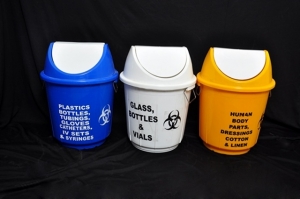 Manufacturers Exporters and Wholesale Suppliers of PLASTIC DUSTBIN WITH SWING LID ludhiana 