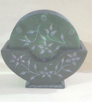 Manufacturers Exporters and Wholesale Suppliers of Coasters Set Handmade Marble Agra Uttar Pradesh