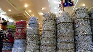 Manufacturers Exporters and Wholesale Suppliers of Fancy Laces Surat Gujarat