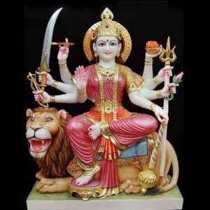 Manufacturers Exporters and Wholesale Suppliers of Goddess Durga Marble Moorti Statue Faridabad Haryana