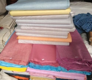 Manufacturers Exporters and Wholesale Suppliers of Handloom Cotton Khadi Fabrics Murshidabad West Bengal