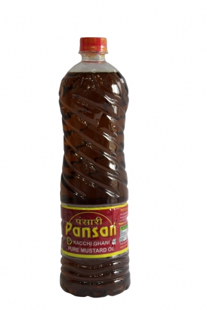 Pansari Kacchi Ghani Mustard Oil 1ltr (pack Of 12)