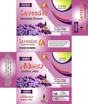 Manufacturers Exporters and Wholesale Suppliers of Lavender Incense Cones Ghaziabad Uttar Pradesh