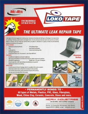 Manufacturers Exporters and Wholesale Suppliers of LOKO TAPE gandhidham Gujarat