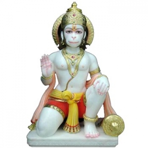 Manufacturers Exporters and Wholesale Suppliers of Lord Hanuman Marble Statue Jaipur Rajasthan