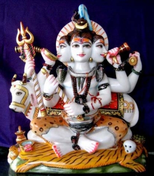 Lord Shiva Marble Moorti