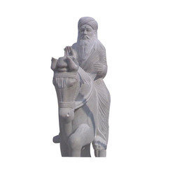 Manufacturers Exporters and Wholesale Suppliers of Marble Horse With Men Statue Jaipur  Rajasthan