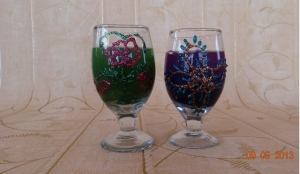 Manufacturers Exporters and Wholesale Suppliers of MEDIUM GOBLET GLASS SCENTED VOTIVE Bangalore Karnataka