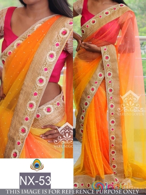 Manufacturers Exporters and Wholesale Suppliers of NX Sarees 53 Surat Gujarat