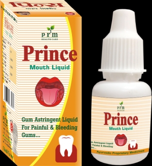 Manufacturers Exporters and Wholesale Suppliers of Herbal Mouth Ulcer Liquid (PRINCE MOUTH LIQ) Bhavnagar Gujarat