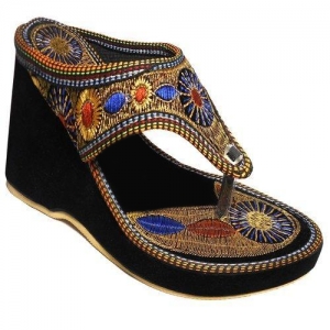 Manufacturers Exporters and Wholesale Suppliers of Rajasthani Wedges(HBLBK) Jaipur Rajasthan
