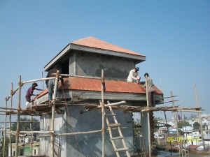 Roof Work For Pvc And Rcc Tank