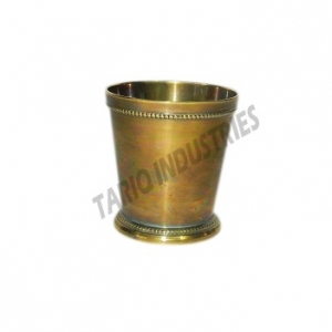 Manufacturers Exporters and Wholesale Suppliers of BRASS JULEP CUP 04 OZ SMOOTH BRASS ANTIQUE Moradabad Uttar Pradesh