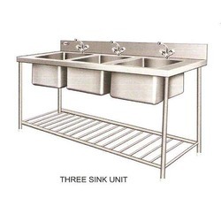 Manufacturers Exporters and Wholesale Suppliers of Three Sink Units Delhi Delhi